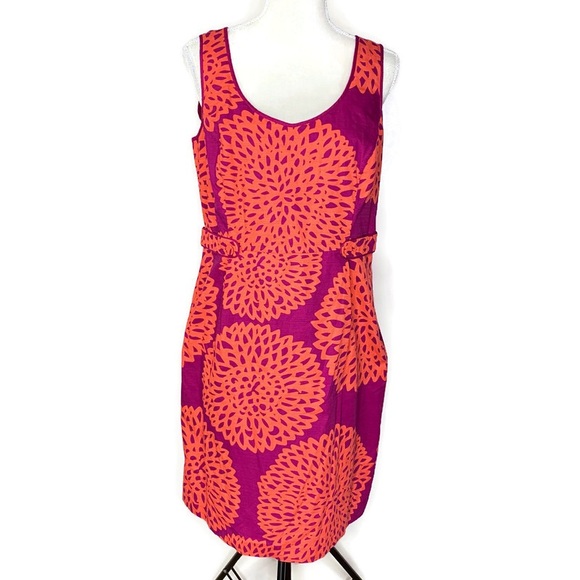 Boden Dresses & Skirts - Boden Purple & Pink Coral Floral Sleeveless Dress
